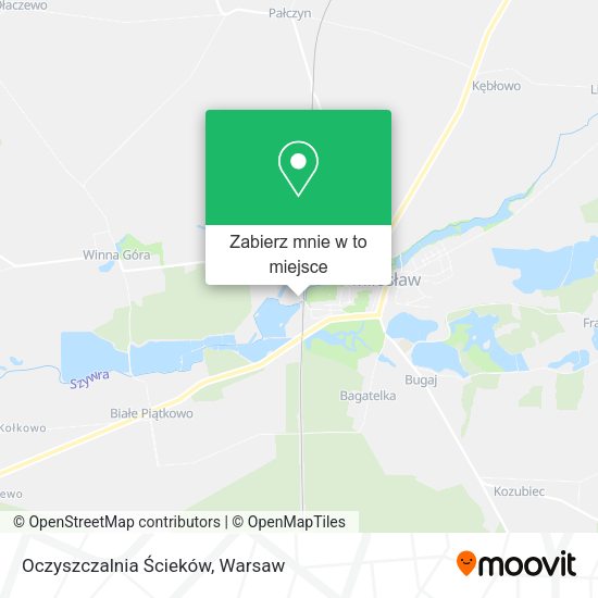 Mapa Oczyszczalnia Ścieków