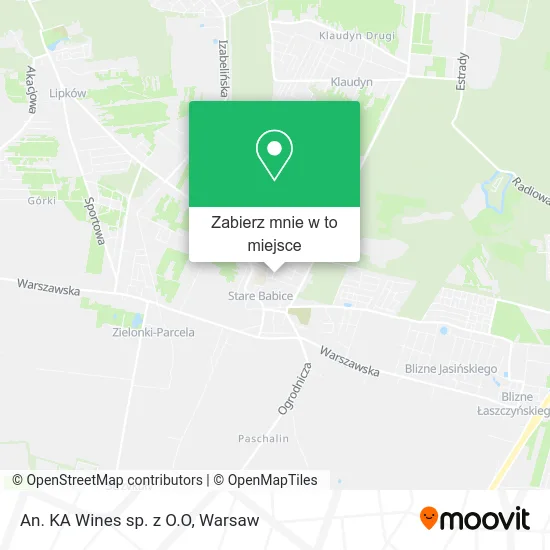 Mapa An. KA Wines sp. z O.O