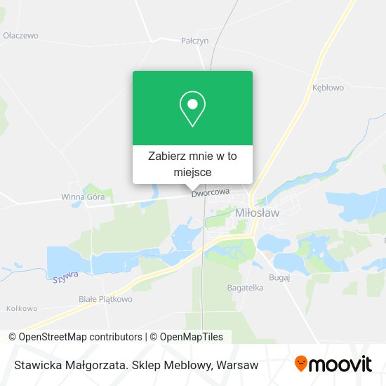 Mapa Stawicka Małgorzata. Sklep Meblowy