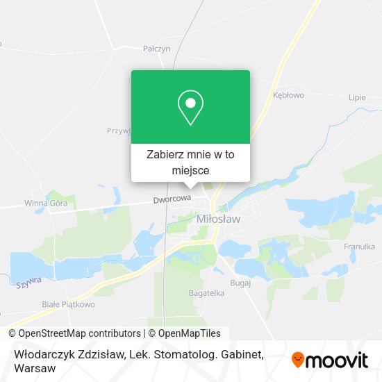 Mapa Włodarczyk Zdzisław, Lek. Stomatolog. Gabinet