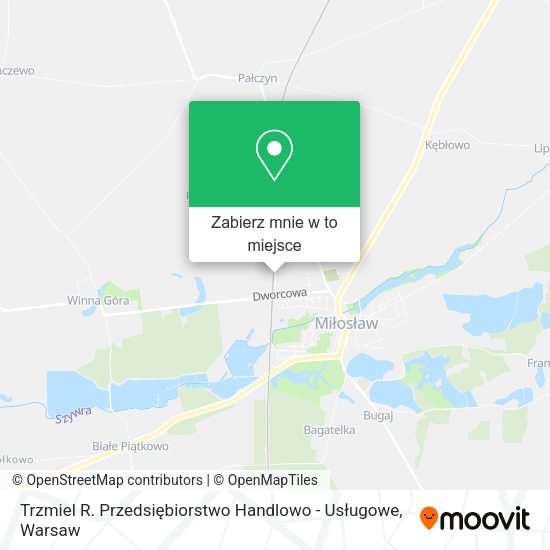 Mapa Trzmiel R. Przedsiębiorstwo Handlowo - Usługowe