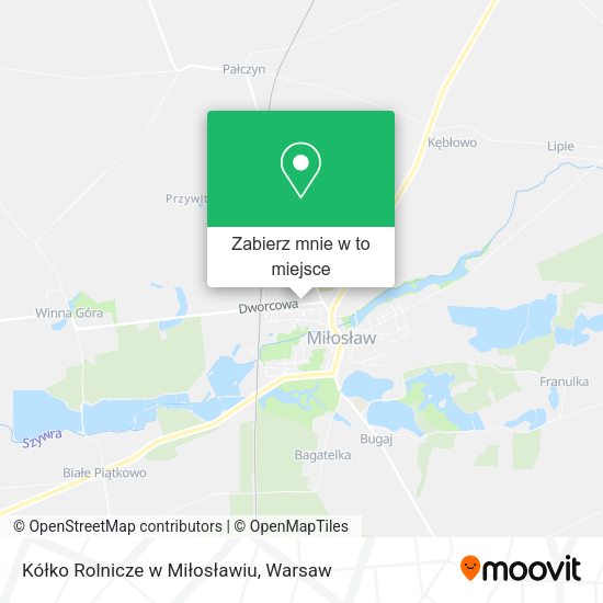 Mapa Kółko Rolnicze w Miłosławiu