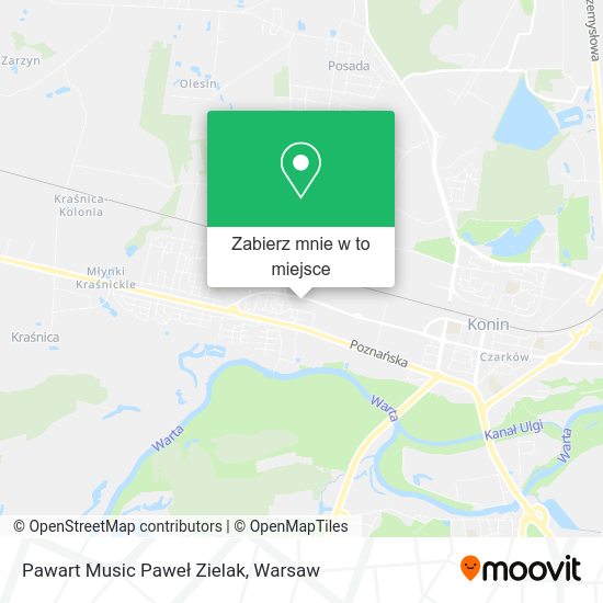 Mapa Pawart Music Paweł Zielak