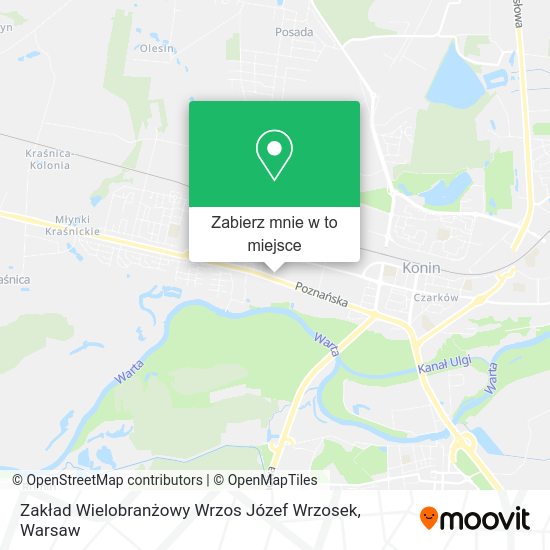 Mapa Zakład Wielobranżowy Wrzos Józef Wrzosek