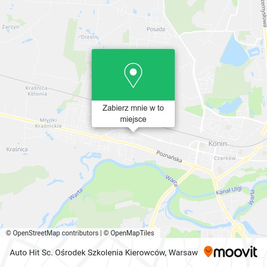 Mapa Auto Hit Sc. Ośrodek Szkolenia Kierowców