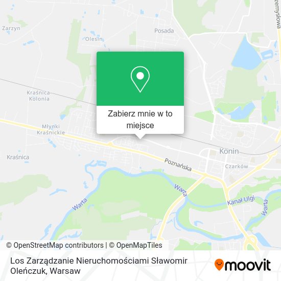 Mapa Los Zarządzanie Nieruchomościami Sławomir Oleńczuk