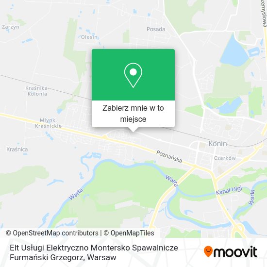 Mapa Elt Usługi Elektryczno Montersko Spawalnicze Furmański Grzegorz