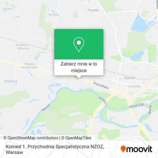 Mapa Komed 1. Przychodnia Specjalistyczna NZOZ