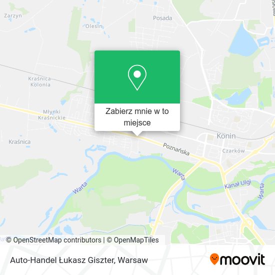 Mapa Auto-Handel Łukasz Giszter