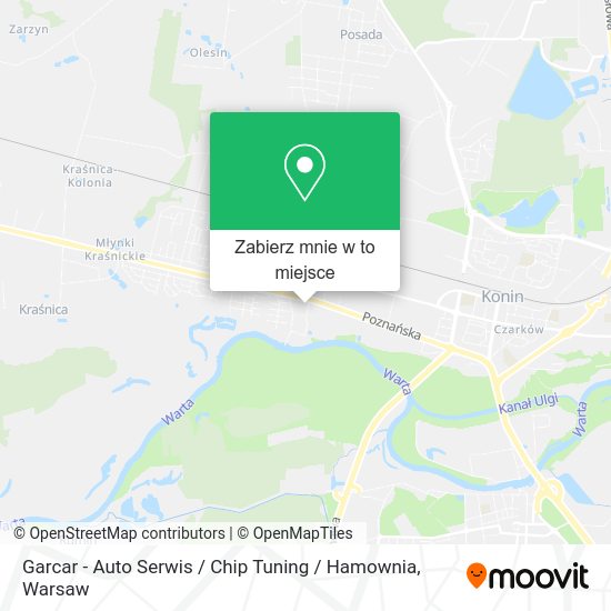 Mapa Garcar - Auto Serwis / Chip Tuning / Hamownia