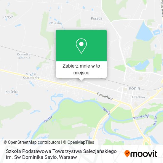 Mapa Szkoła Podstawowa Towarzystwa Salezjańskiego im. Św Dominika Savio