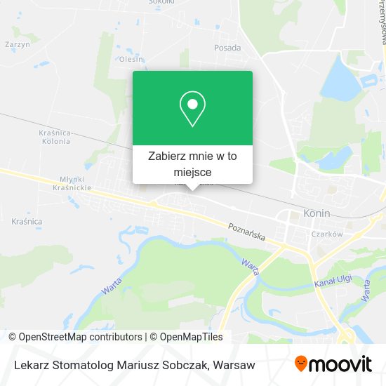 Mapa Lekarz Stomatolog Mariusz Sobczak