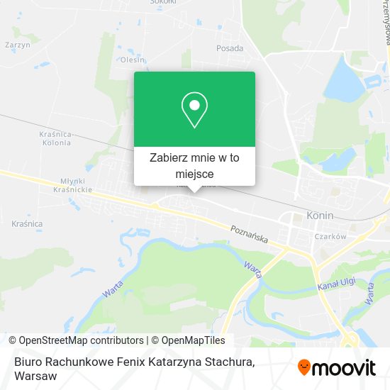 Mapa Biuro Rachunkowe Fenix Katarzyna Stachura