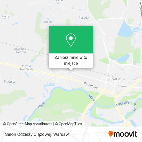 Mapa Salon Odzieży Ciążowej