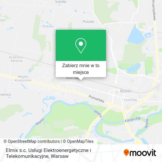 Mapa Elmix s.c. Usługi Elektroenergetyczne i Telekomunikacyjne