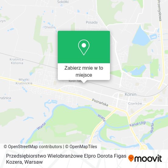 Mapa Przedsiębiorstwo Wielobranżowe Elpro Dorota Figas Kozera