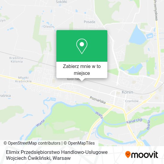 Mapa Elimix Przedsiębiorstwo Handlowo-Usługowe Wojciech Ćwikliński