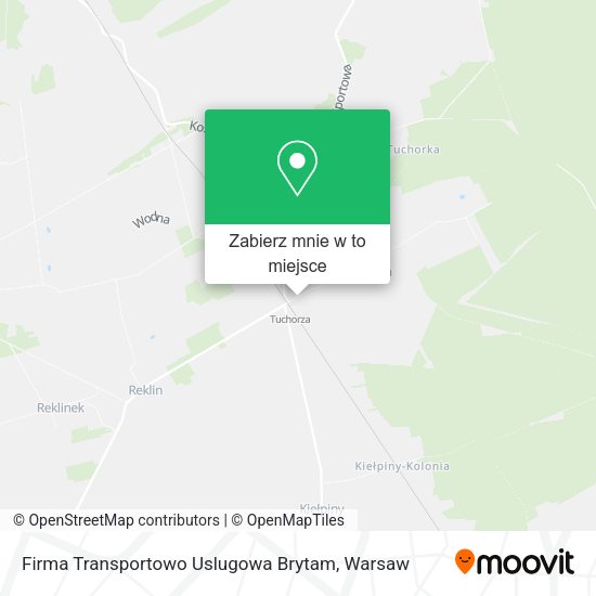 Mapa Firma Transportowo Uslugowa Brytam