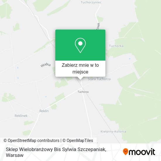 Mapa Sklep Wielobranżowy Bis Sylwia Szczepaniak