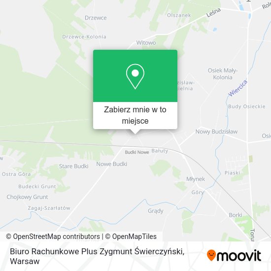 Mapa Biuro Rachunkowe Plus Zygmunt Świerczyński