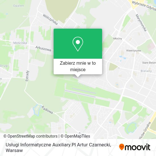 Mapa Usługi Informatyczne Auxiliary.Pl Artur Czarnecki