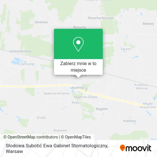 Mapa Słodowa Subotić Ewa Gabinet Stomatologiczny