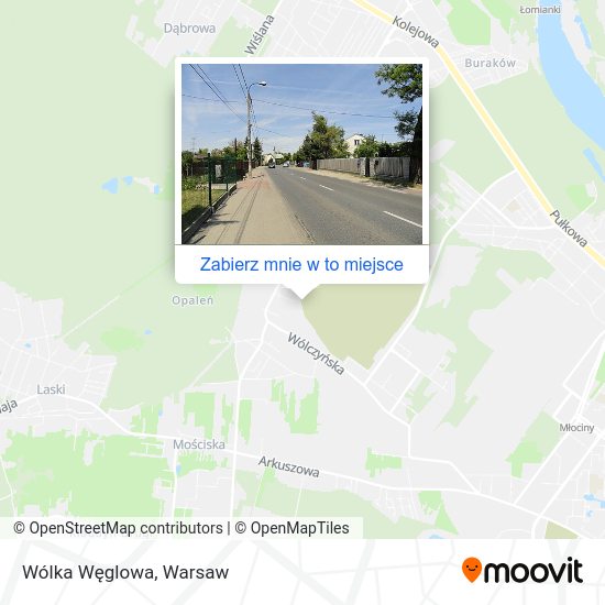 Mapa Wólka Węglowa