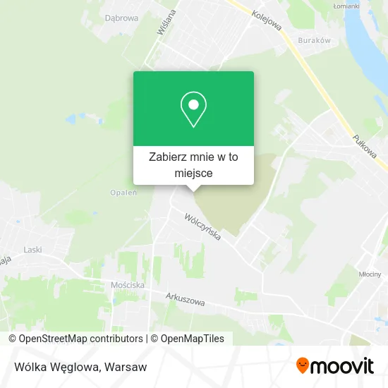 Mapa Wólka Węglowa