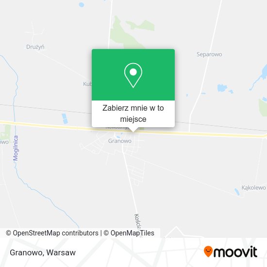 Mapa Granowo