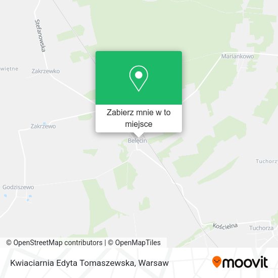 Mapa Kwiaciarnia Edyta Tomaszewska