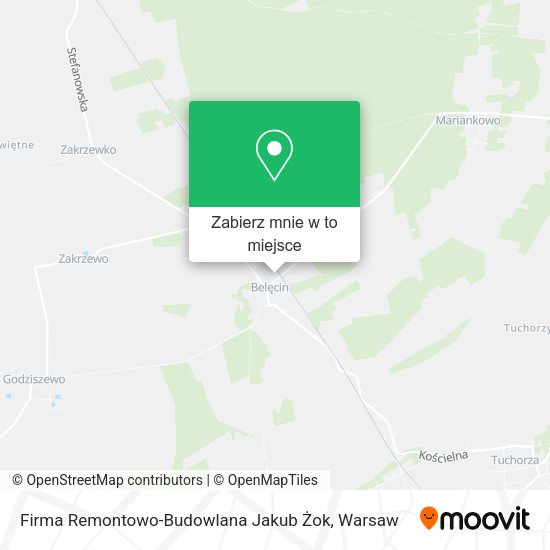 Mapa Firma Remontowo-Budowlana Jakub Żok