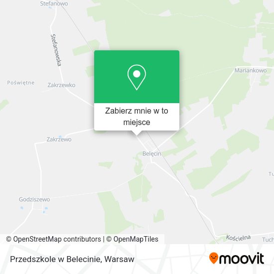 Mapa Przedszkole w Belecinie