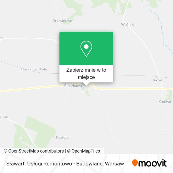 Mapa Sławart. Usługi Remontowo - Budowlane