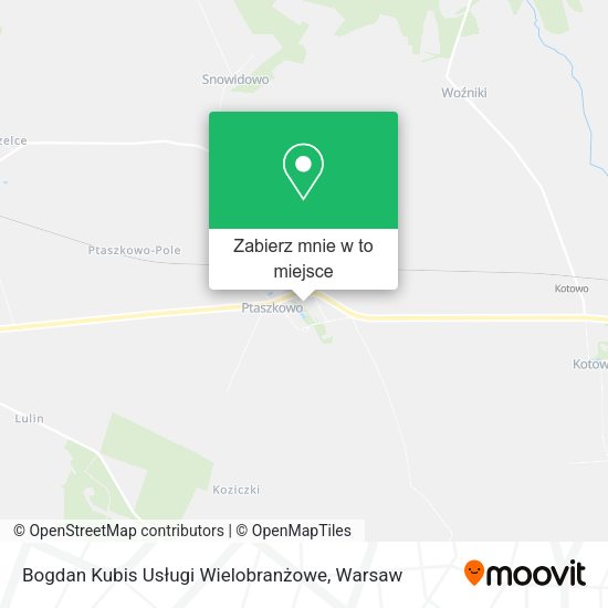 Mapa Bogdan Kubis Usługi Wielobranżowe