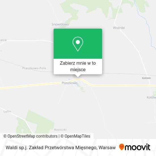 Mapa Waldi sp.j. Zakład Przetwórstwa Mięsnego