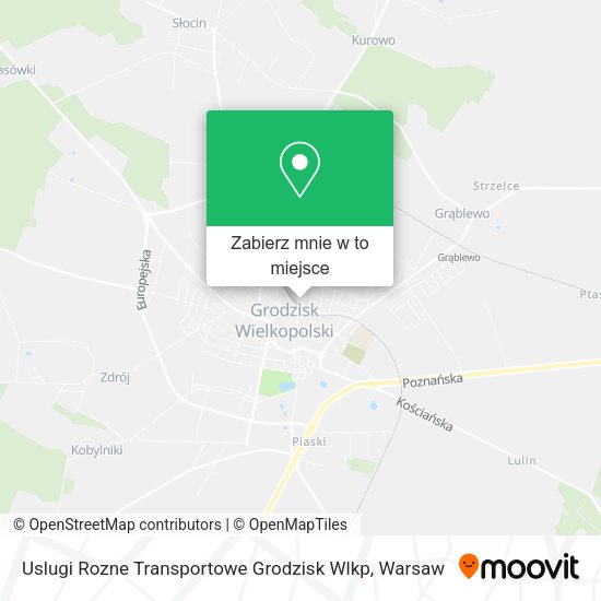 Mapa Uslugi Rozne Transportowe Grodzisk Wlkp