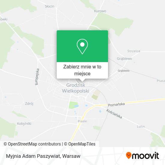 Mapa Myjnia Adam Paszywiat