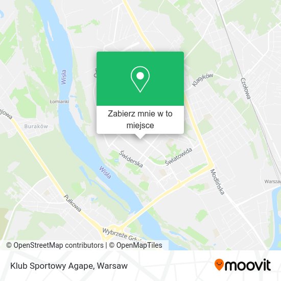 Mapa Klub Sportowy Agape