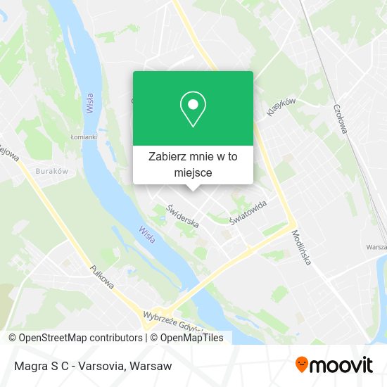 Mapa Magra S C - Varsovia