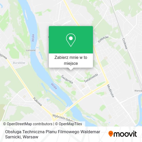 Mapa Obsługa Techniczna Planu Filmowego Waldemar Sarnicki