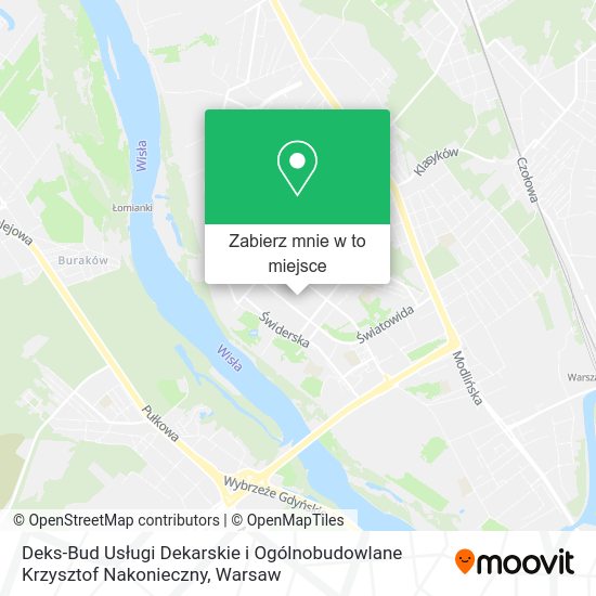 Mapa Deks-Bud Usługi Dekarskie i Ogólnobudowlane Krzysztof Nakonieczny