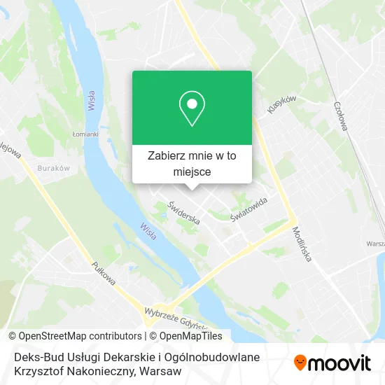 Mapa Deks-Bud Usługi Dekarskie i Ogólnobudowlane Krzysztof Nakonieczny