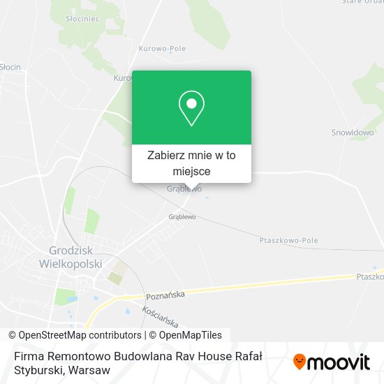 Mapa Firma Remontowo Budowlana Rav House Rafał Styburski