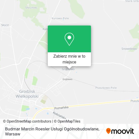 Mapa Budmar Marcin Roesler Usługi Ogólnobudowlane