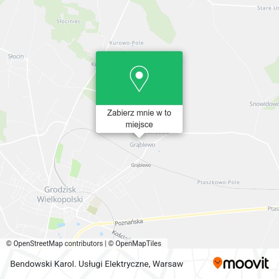 Mapa Bendowski Karol. Usługi Elektryczne