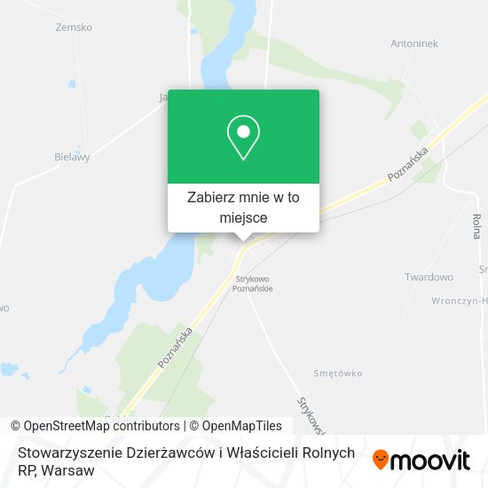 Mapa Stowarzyszenie Dzierżawców i Właścicieli Rolnych RP