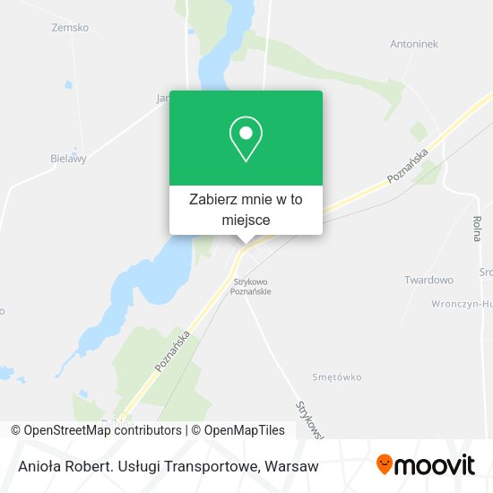 Mapa Anioła Robert. Usługi Transportowe