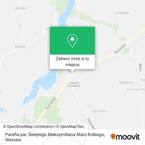 Mapa Parafia pw. Świętego Maksymiliana Marii Kolbego