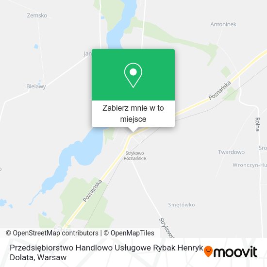 Mapa Przedsiębiorstwo Handlowo Usługowe Rybak Henryk Dolata