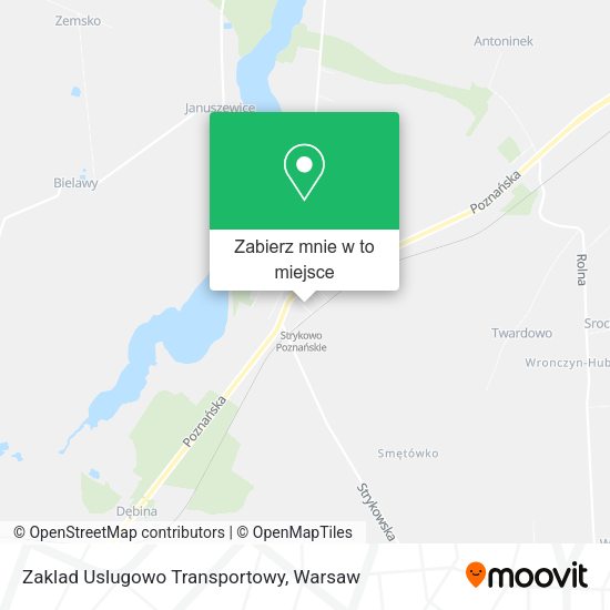 Mapa Zaklad Uslugowo Transportowy